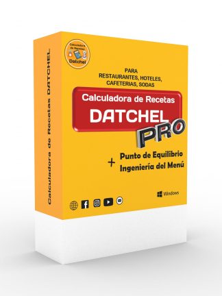 Calculadora de Recetas DATCHEL PRO / Windows / Español